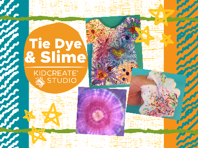 Kidcreate Studio - Eden Prairie. Tie Dye & Slime Mini-Camp (4-9 Years)