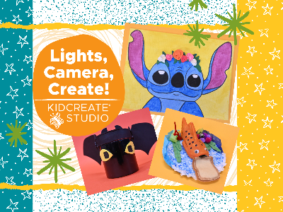 Lights, Camera, Create! Summer Camp (4-9 Years)